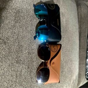 ray bans 
both in perfect condition